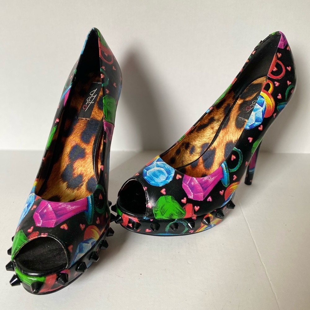 NWOT IRON FIST RING POP HEELS (fits like a sz 10)